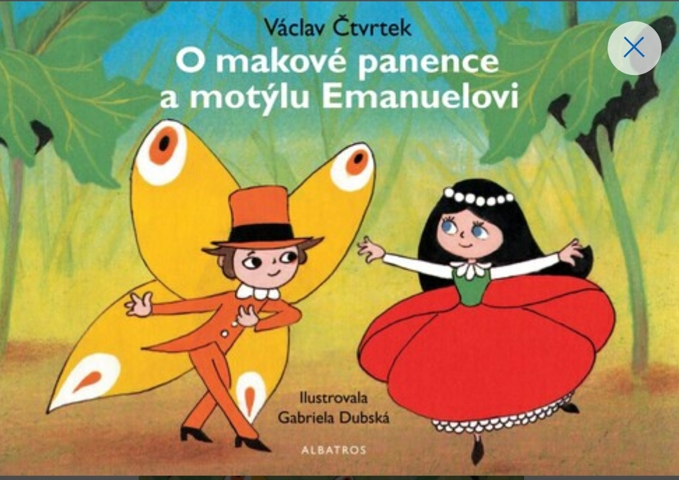 O Makové panence a motýlu Emanuelovi (Board Book)