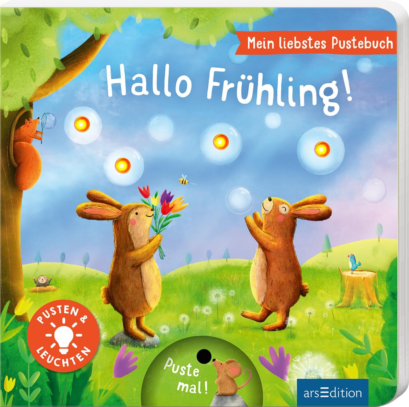Mein liebstes Pustebuch – Hallo Frühling!: Pusten & leuchten