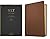 NLT Select Large Print Thinline Reference Bible, Filament Enabled (Goatskin Leather, Brown, Red Letter)