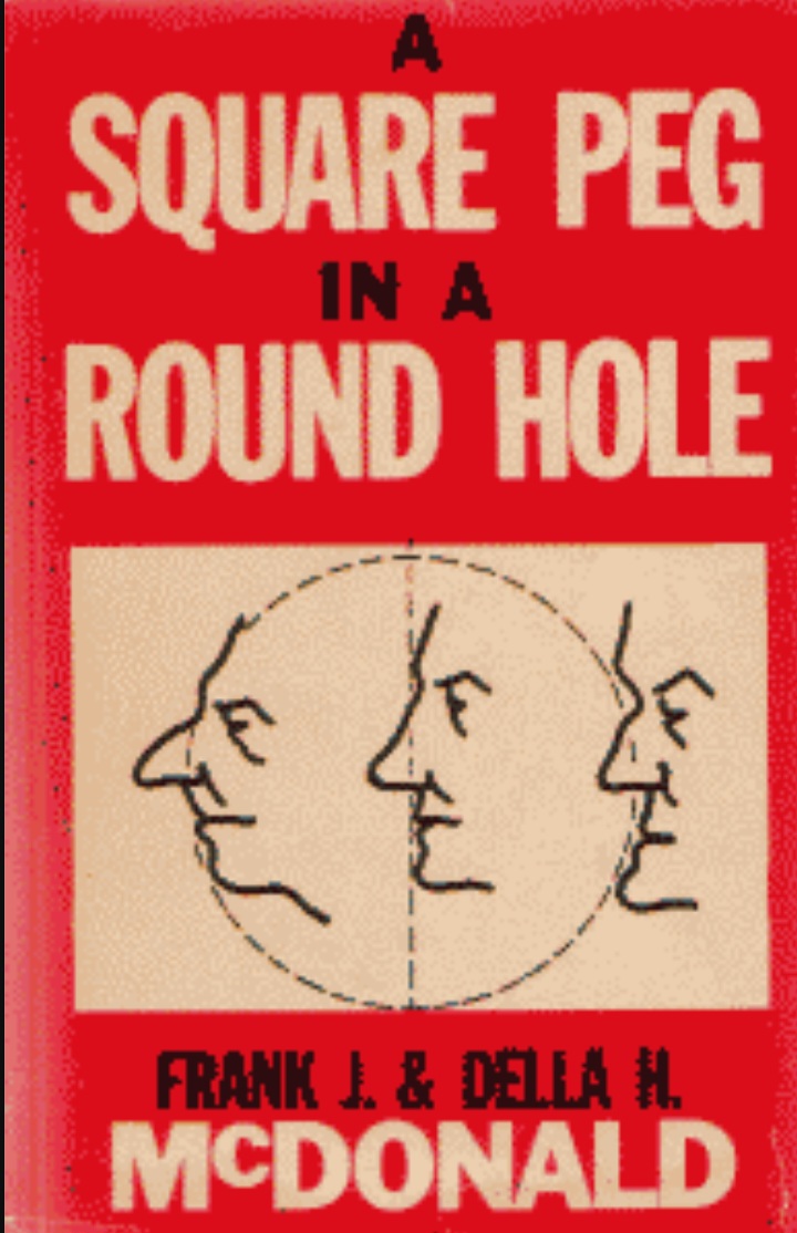 A square peg in a round hole (Hardcover)