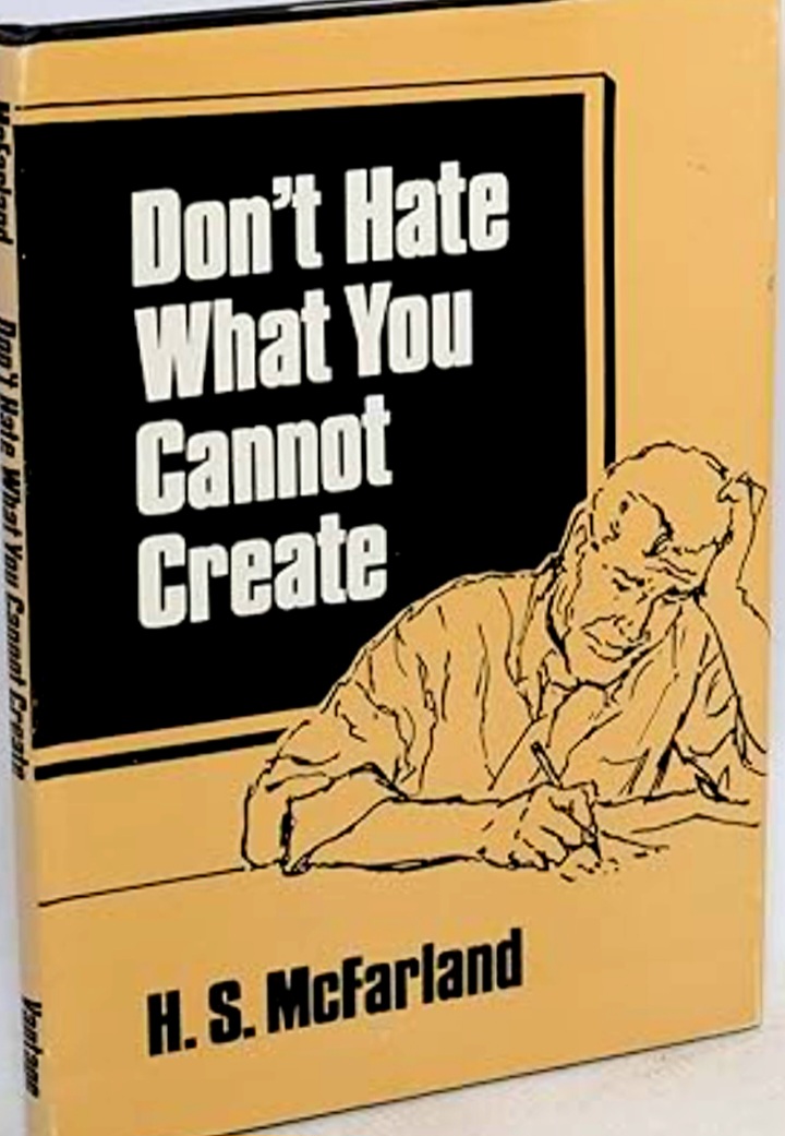 Don't hate what you cannot create (Hardcover)