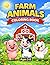 Farm Animals Coloring Book:...