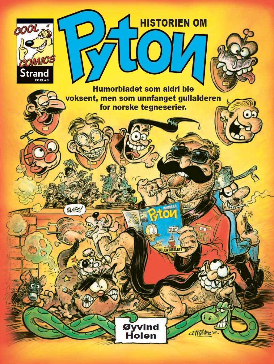 Historien om Pyton: Humorbladet som aldri ble voksent, men som unnfanget gullalderen for norske tegneserier