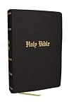 KJV Compact Large Print Bible, Black Leathersoft, Red Letter, Comfort Print