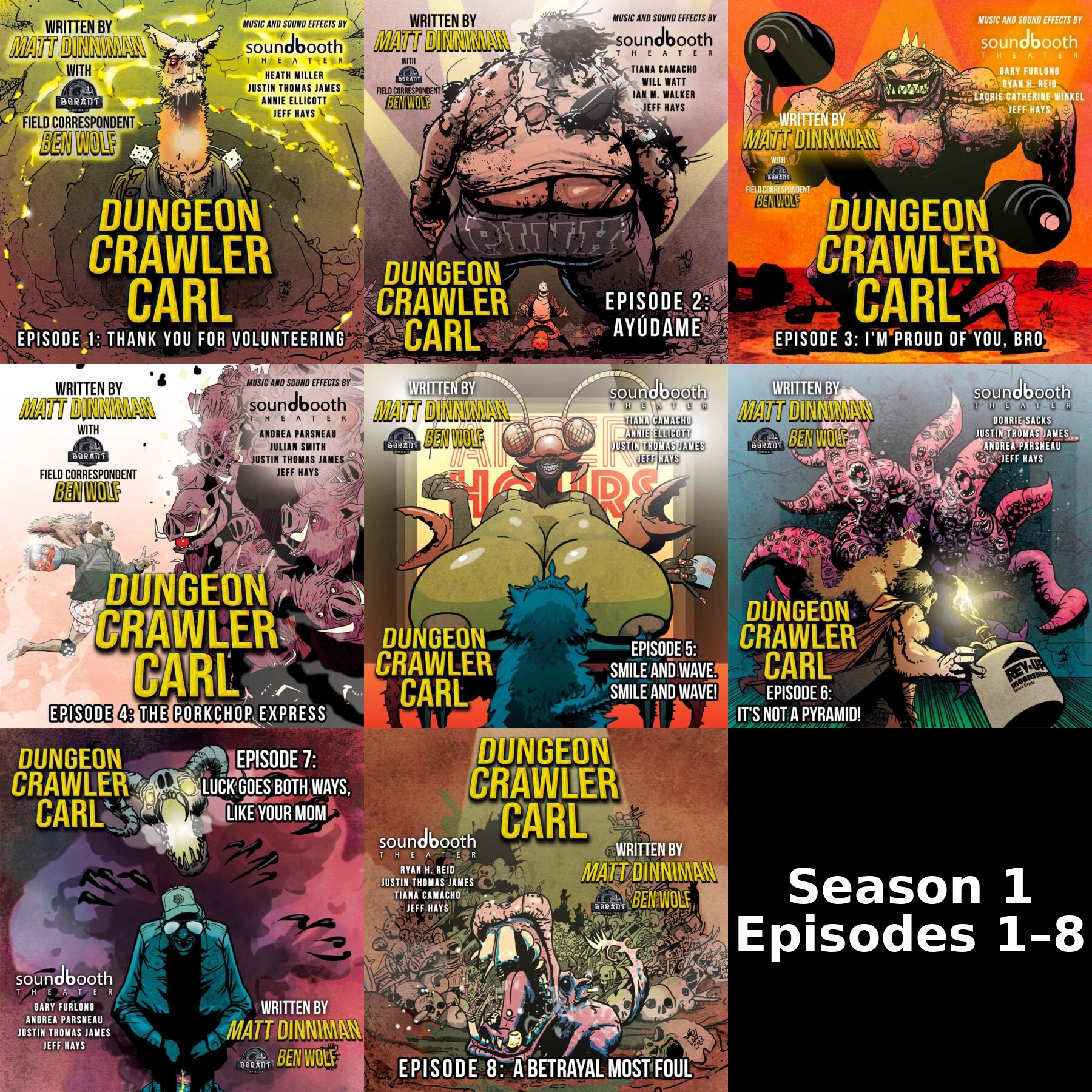 Season 1 (Dungeon Crawler Carl Season 1, #1-8)