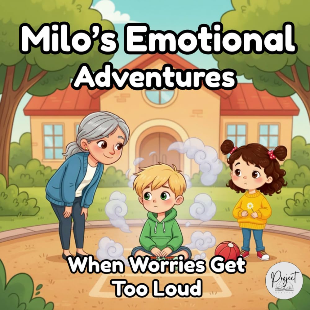 Milo’s Emotional Adventures: When Worries Get Too Loud.: A Children’s Anxiety Story About Big Feelings, Calming Techniques, and Mindful Breathing for Kids Ages 4–8.