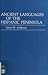 Ancient Languages of the Hispanic Peninsula