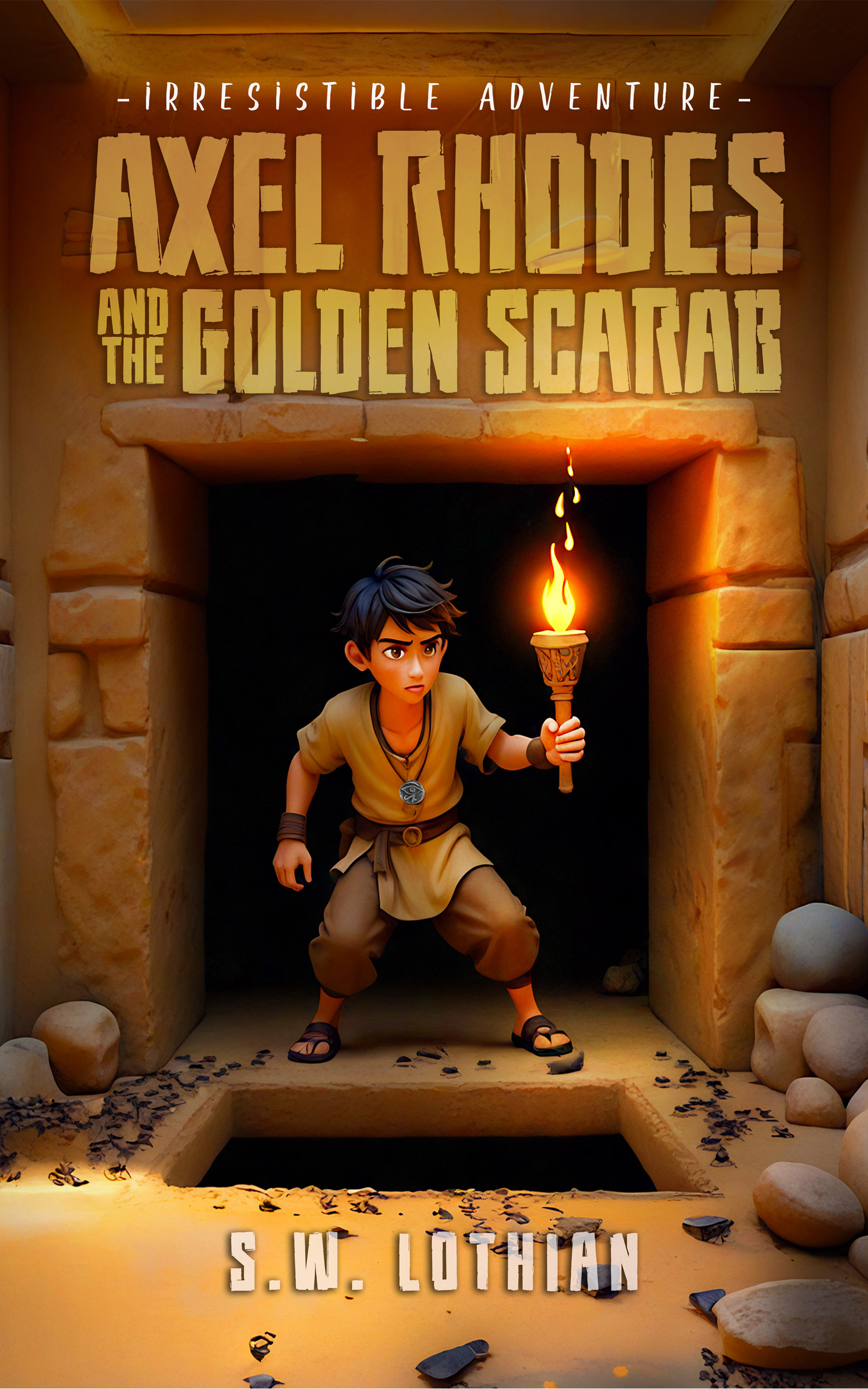 Axel Rhodes and the Golden Scarab (Axel Rhodes Adventures, #1)