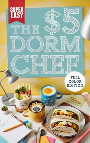 The $5 Dorm Chef: The Easy College Dorm Cookbook for Healthy, Cheap, and Fast Meals - Skip the Dining Hall without Breaking the Bank (Kindle Edition)