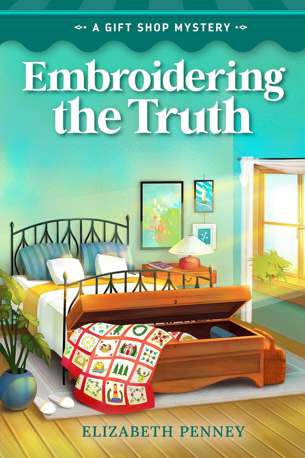 Embroidering the Truth (Gift Shop Mysteries, #3)