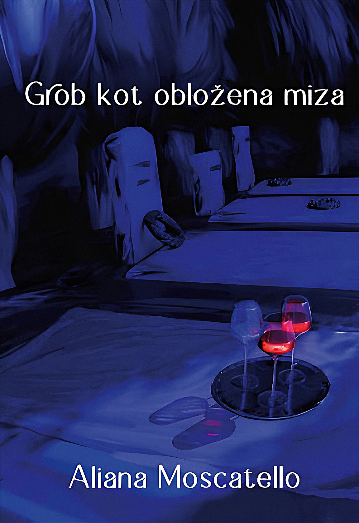 Grob kot obložena miza