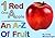 An A-Z of Fruit: One Red Apple