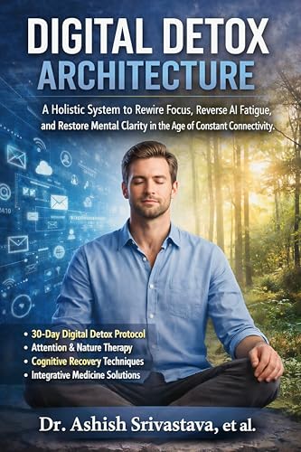 Digital Detox Architecture: A Holistic System to Rewire Focus, Reverse AI Fatigue, and Restore Mental Clarity in the Age of Constant Connectivity (Kindle Edition)