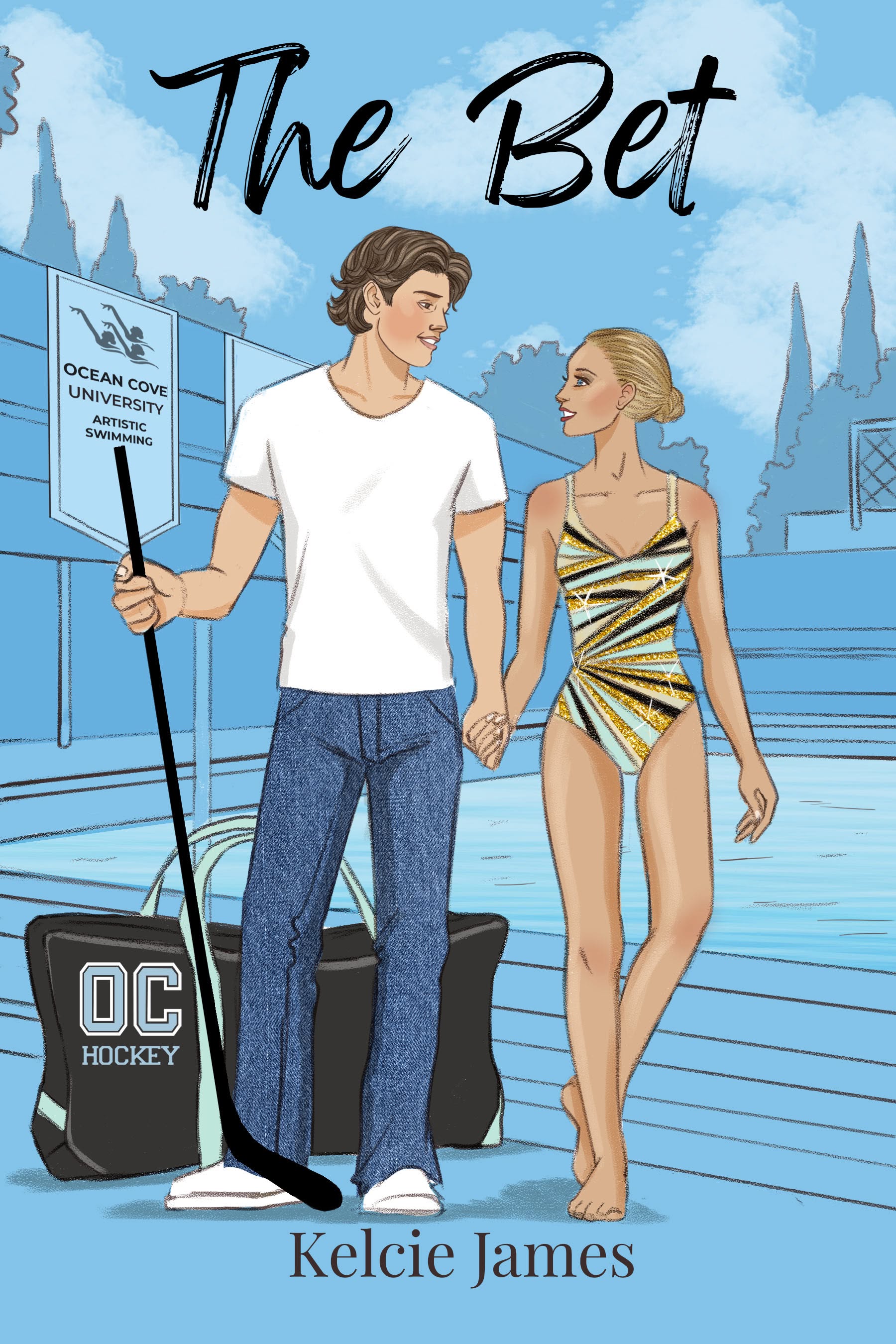 The Bet: A Fake Dating College Hockey Romance: Ocean Cove University #1 (Kindle Edition)