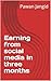 Earning from social media i...