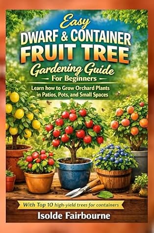 Easy Dwarf & Container Fruit Tree Gardening Guide For Beginners: Learn how to Grow Orchard Plants in Patios, Pots, and Small Spaces
