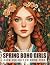 Spring Boho Girls Coloring Book by Charlie Williamson
