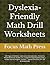 Dyslexia-Friendly Math Dril...