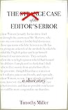 The Case of the Editor's Error: by John Watson, M.D.