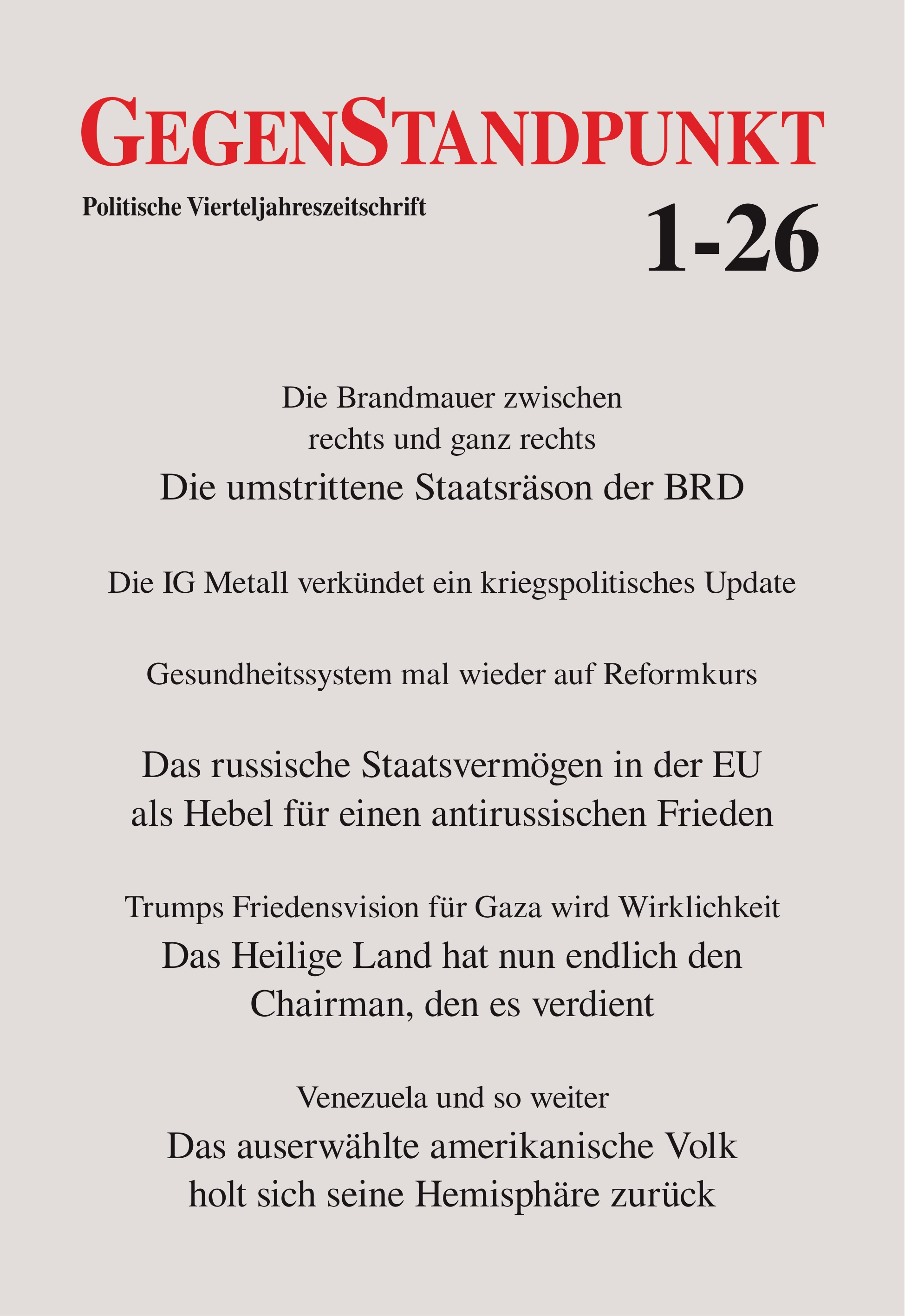 GegenStandpunkt 1-26 (ebook)