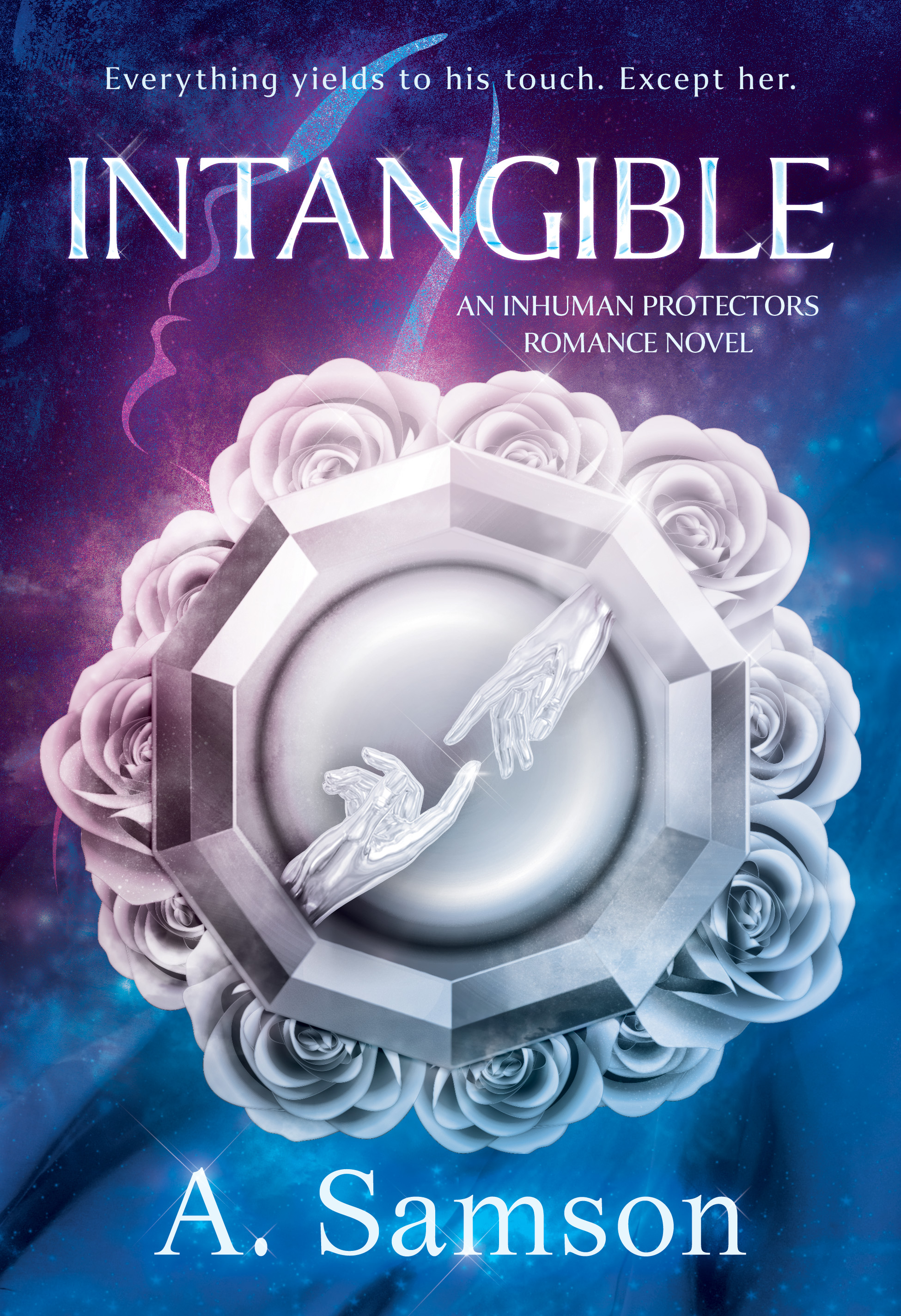 Intangible: A Forced Proximity Superhero Romance (The Inhuman Protectors Book 1)