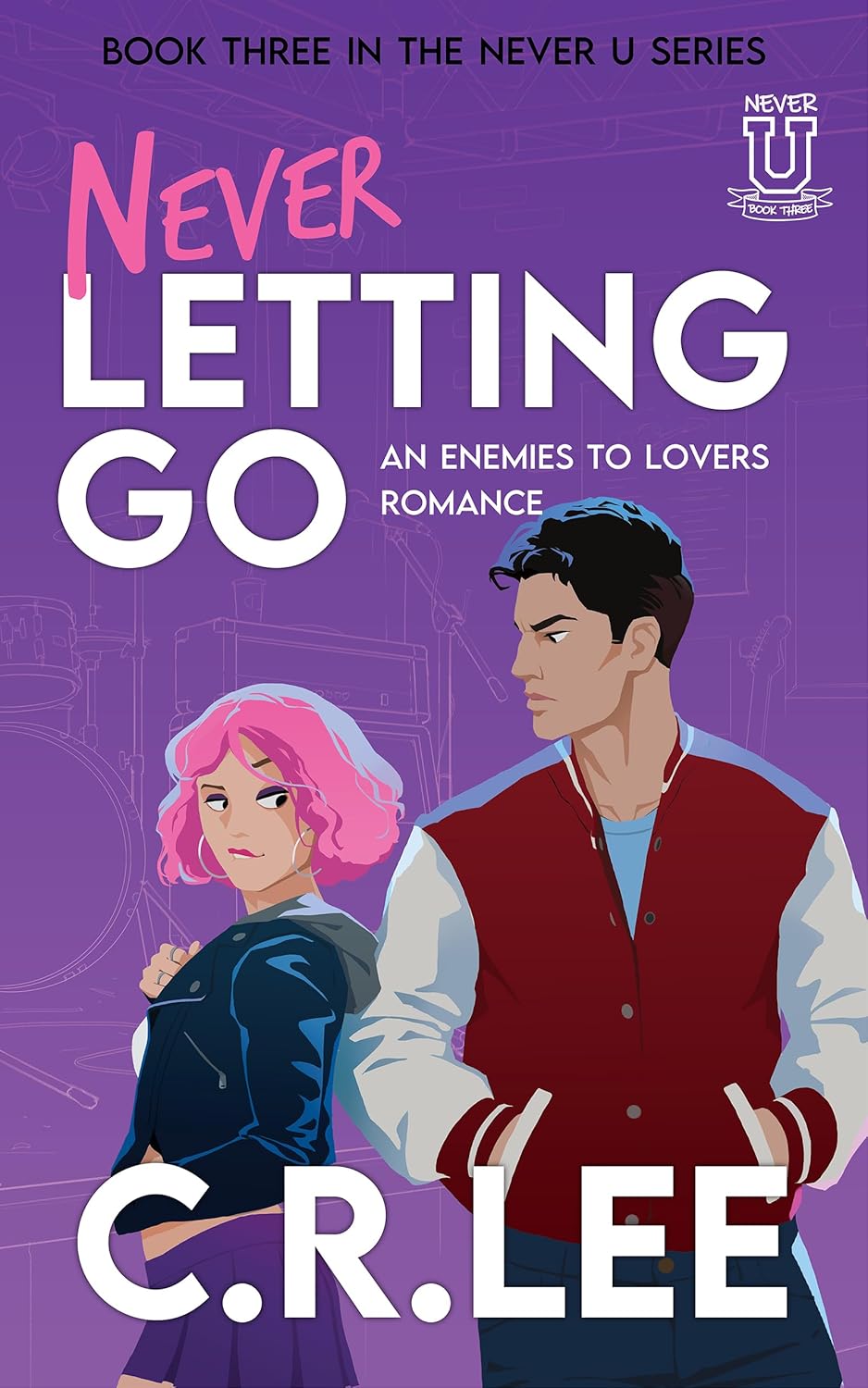 Never Letting Go (Never U #3)