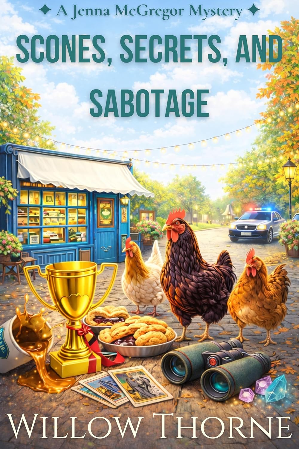 Scones, Secrets, & Sabotage (Jenna McGregor Mystery, #1)