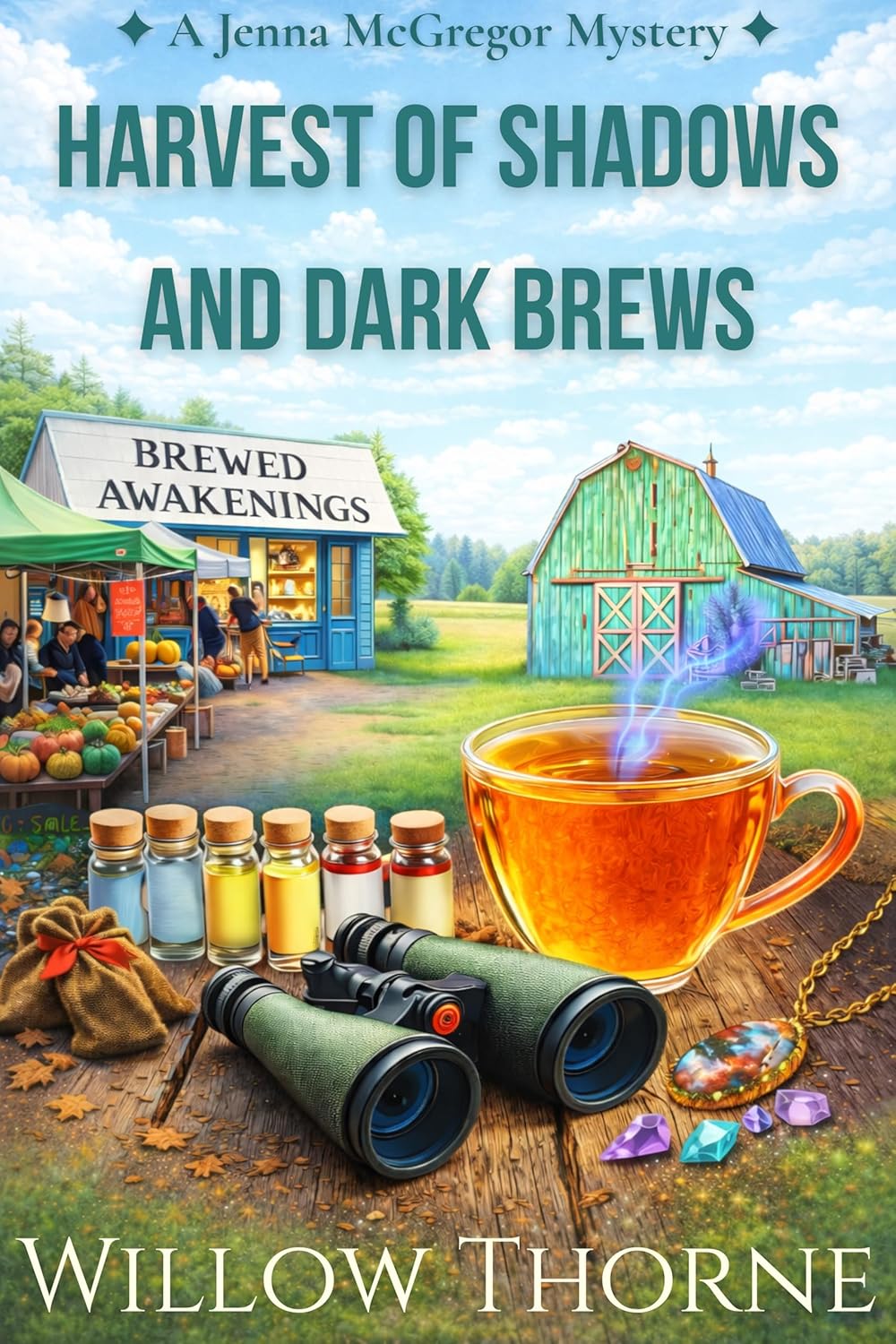Harvest of Shadows and Dark Brews (Jenna McGregor Mystery, #3)