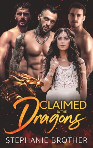 Claimed by the Dragons: A Dragon-Shifter Paranormal Reverse Harem Romance (Blackwood Forest)