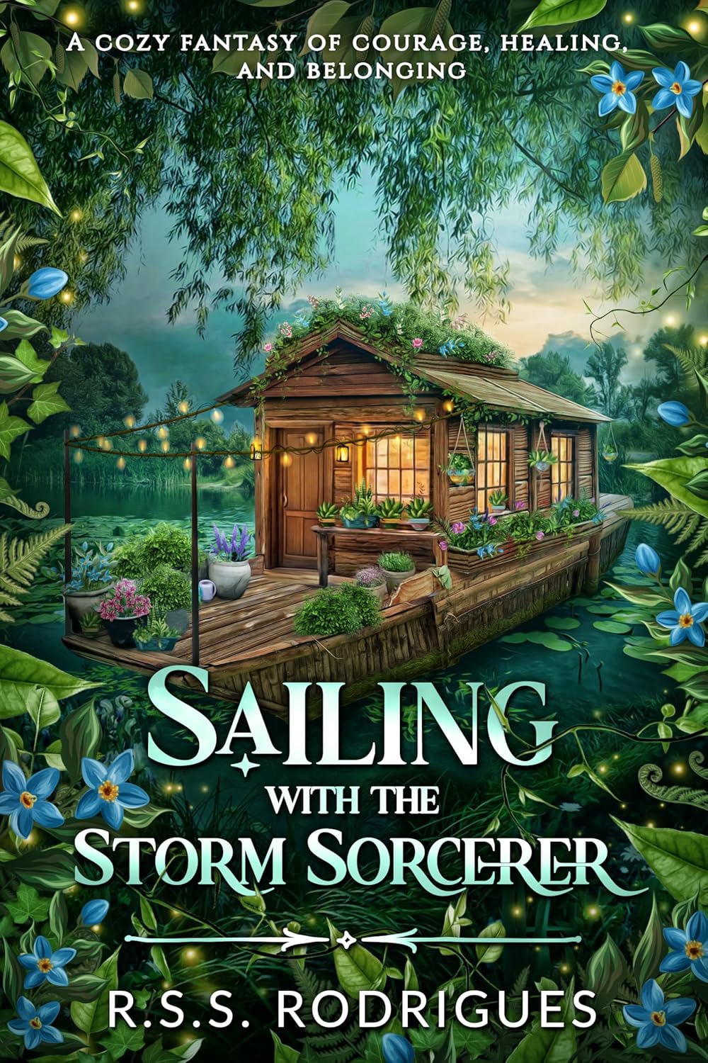 Sailing with the Storm Sorcerer: A cozy fantasy of courage, healing, and belonging (Tales of Silverfern Hollow Book 3)