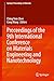 Proceedings of the 9th International Conference on Materials Engineering and Nanotechnology (Springer Proceedings in Materials, 122)