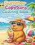 Summer Capybara Coloring Bo...