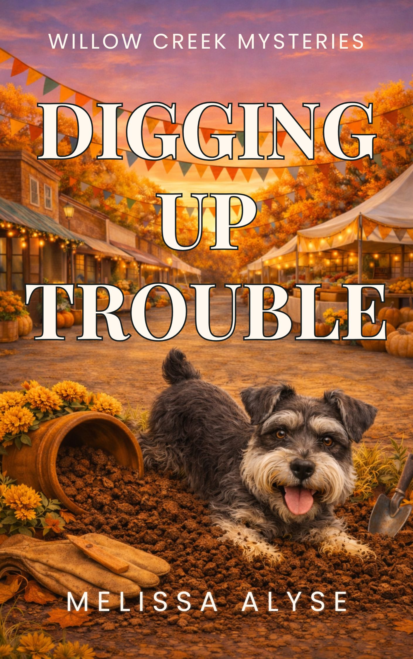 Digging Up Trouble: A Sweet Small-Town Cozy Mystery (The Willow Creek Mysteries Book 2)