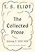 The Collected Prose, Volume...