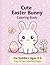 Cute Easter Bunny Coloring ...