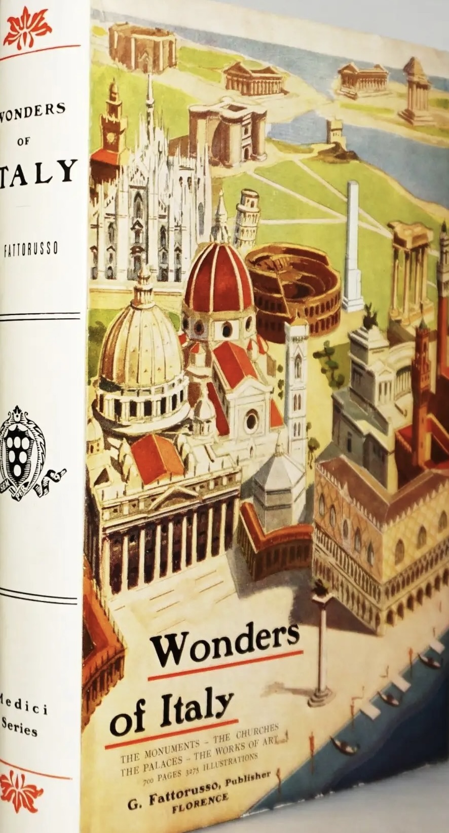 Wonders of Italy The Medici Art Series (Leather Bound)