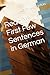 Read Your First Few Sentences in German