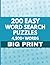 Easy Word Search Puzzle Book for Adults: 200 Large Print Puzzles | 4,500+ Words | Beginner-Friendly | Relaxing & Stress-Free Brain Games