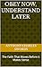 Obey Now, Understand Later: The Faith That Moves Before it Makes Sense