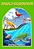 Animals Coloring Book: 100 Animal Illustrations for Coloring - Stress Relief for Adults with Species Names