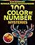 Mystery Mosaic Color by Number Book for Adults: 100 Hidden Animal Designs with Rectangles, Triangles, Hexagons & Circles on Black Backgrounds