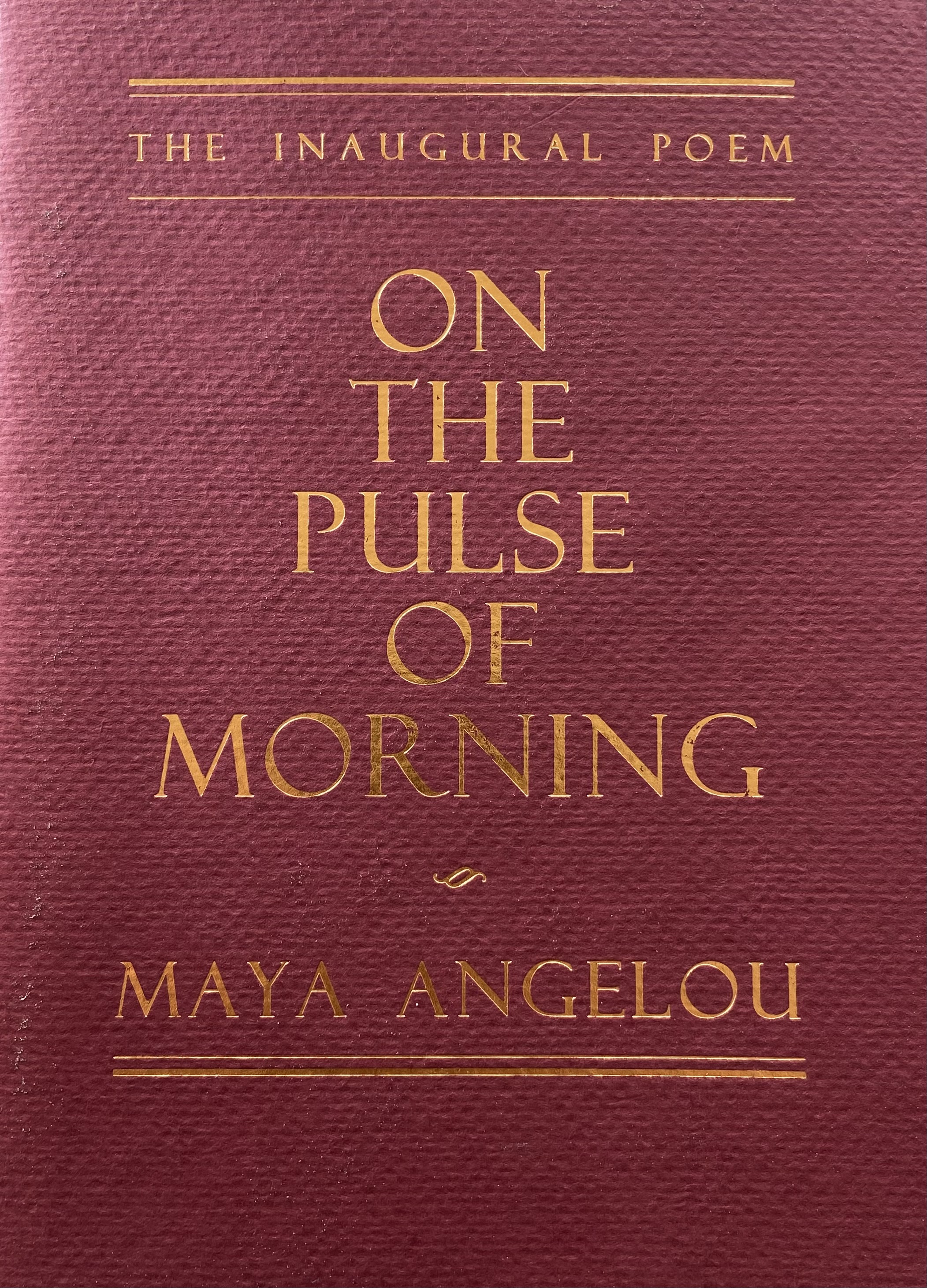 On The Pulse Of Morning (Paperback)