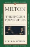 Milton: English Poems of 1645: Penguin Critical Studies Milton: English Poems of 1645: Penguin Critical Studies