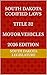 SOUTH DAKOTA CODIFIED LAWS TITLE 32 MOTOR VEHICLES 2026 EDITION