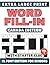 Extra Large Print Word Fill-In Puzzle Book (Canada Themed Vol. 1): With XL Font for Seniors, Starter Clues, and Canada Facts