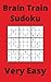 Red Brain Train Sudoku Book, 9x9 Puzzles, 300 Pages, 5x8, Very Easy