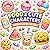 Food & Cute Characters Coloring Book for Kids: Bold & Easy Kawaii Food Fun – Cute Desserts, Snacks & Adorable Characters for Ages 4–8