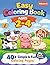 Easy Farm Animals Coloring Book for Toddlers Ages 2–4: Cute & Simple Baby Farm Animal Pages with Big, Bold Lines | Cow, Pig, Horse, Chicken & More | 40+ Easy Designs