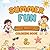Summer Fun Bold And Easy Coloring Book: Learn Fine Motor Skills With Animals, Flowers, Vehicles And More