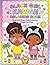 Black Girl Kawaii Coloring Book for Kids: Bold and Easy Cute Coloring Pages with Cozy Girl Moments and Fun Everyday Scenes for Ages 4–8